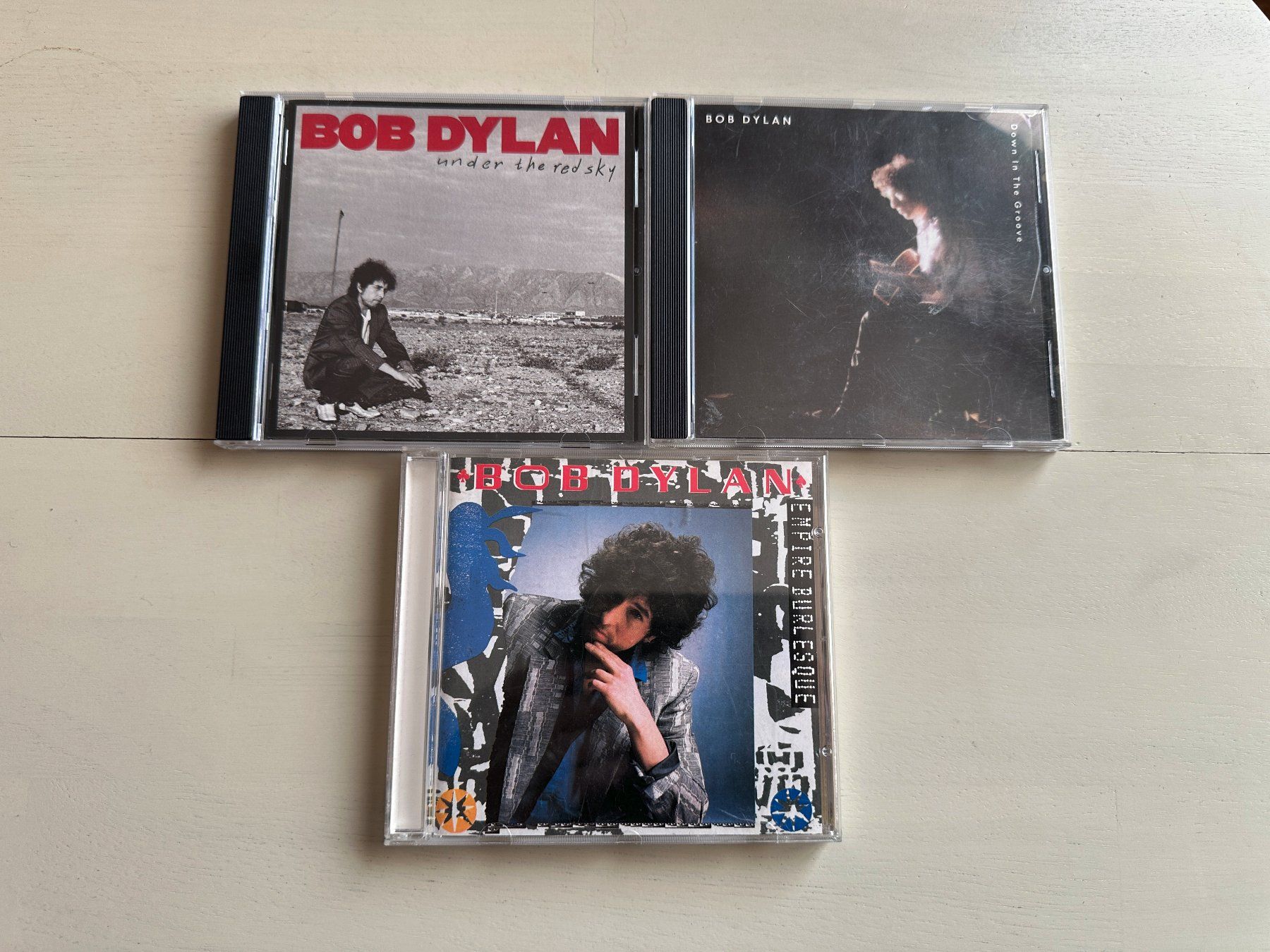 CDs: BOB DYLAN tolle CD's Empire Burlesque Down groove Under red – D'occasion à Basel par Partridge