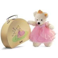 Knopf im Ohr STEIFF Bär Teddy Teddybär Prinzessin mit Koffer