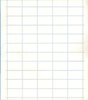 CZECHOSLOVAKIA 1982 - Probedruck - TUS / PTC - Sheet of 50 W