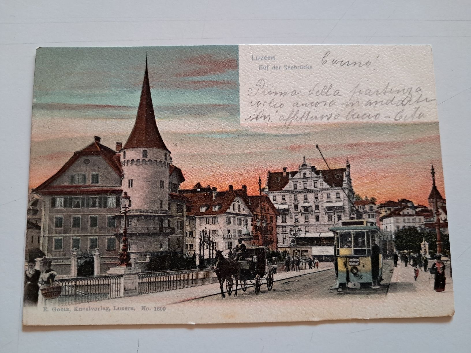Cartoline postali: Lucerna – Usato da Gorduno venduto da ema_7yhp