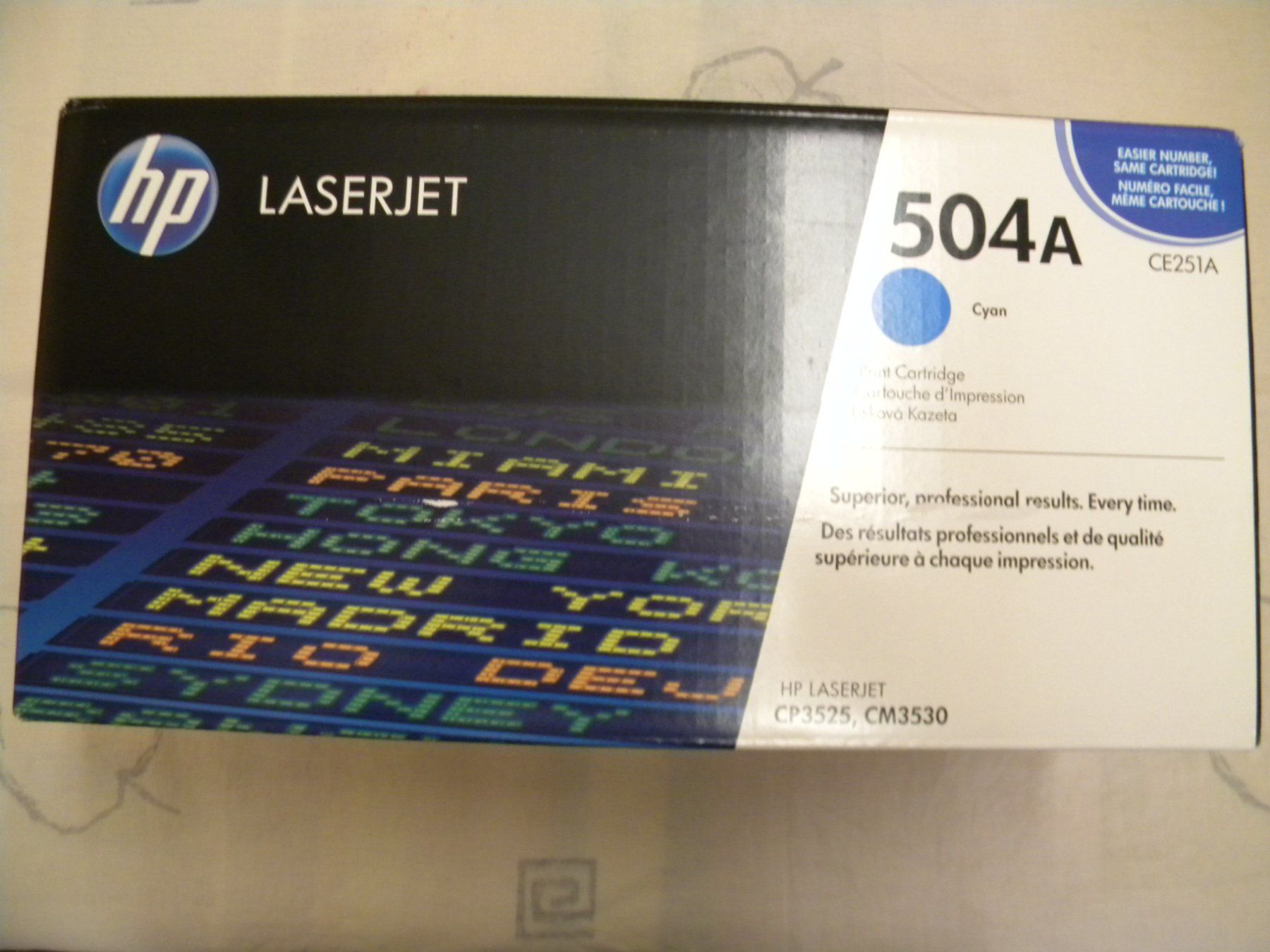 Hewlett Packard Cartouches & Toner: CE251A  504A – Neuf avec emballage d'origine à Bühler par Wini100
