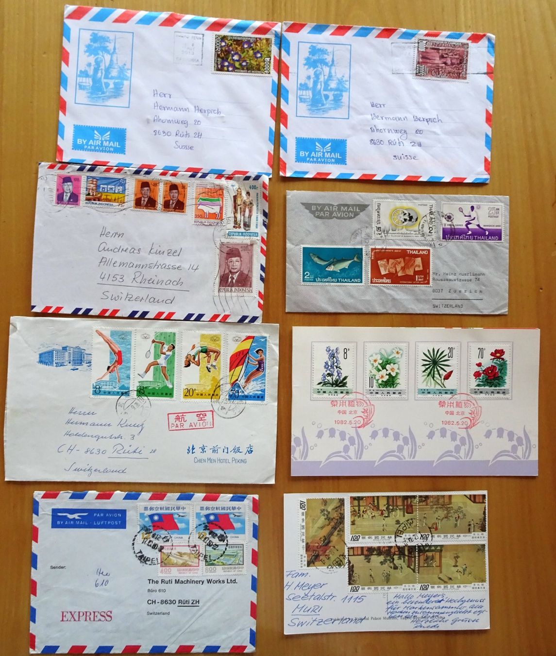 Alle Briefmarken: Bedarfsbriefe Asien – Gebraucht aus Feldbrunnen von MarcusSO 4