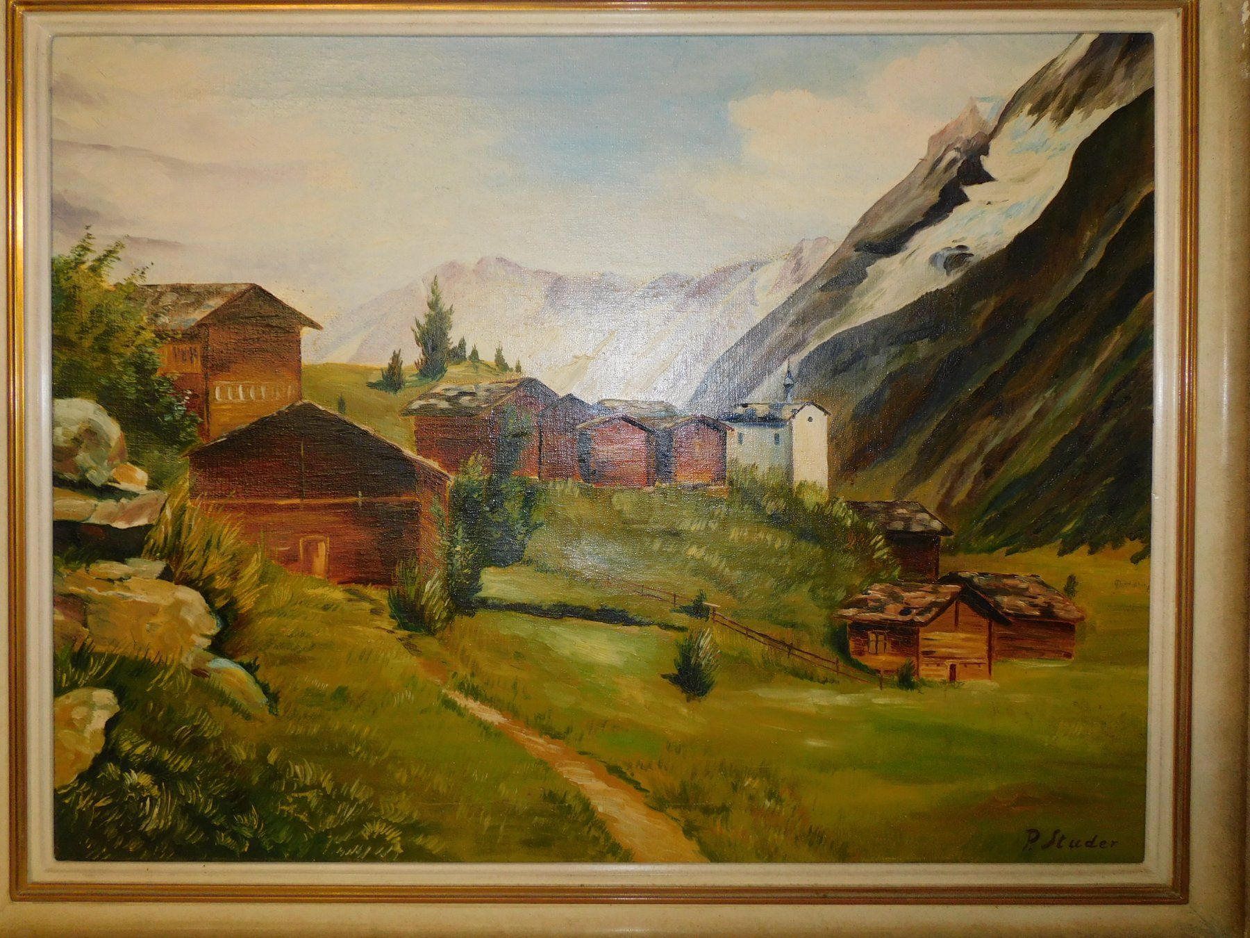 Dipinti: Gemälde Öl Bild Signiert P . Studer – Usato da sursee venduto da trilli-tralli 5