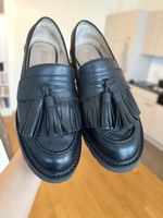 Stuart Weitzman loafers, Size 37, Black leather shoes