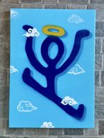 Cooles Bild auf Leinwand 69.5x49.5cm