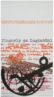 Jean Tinguely Plakat 1967 ! Ausstellung in Holland