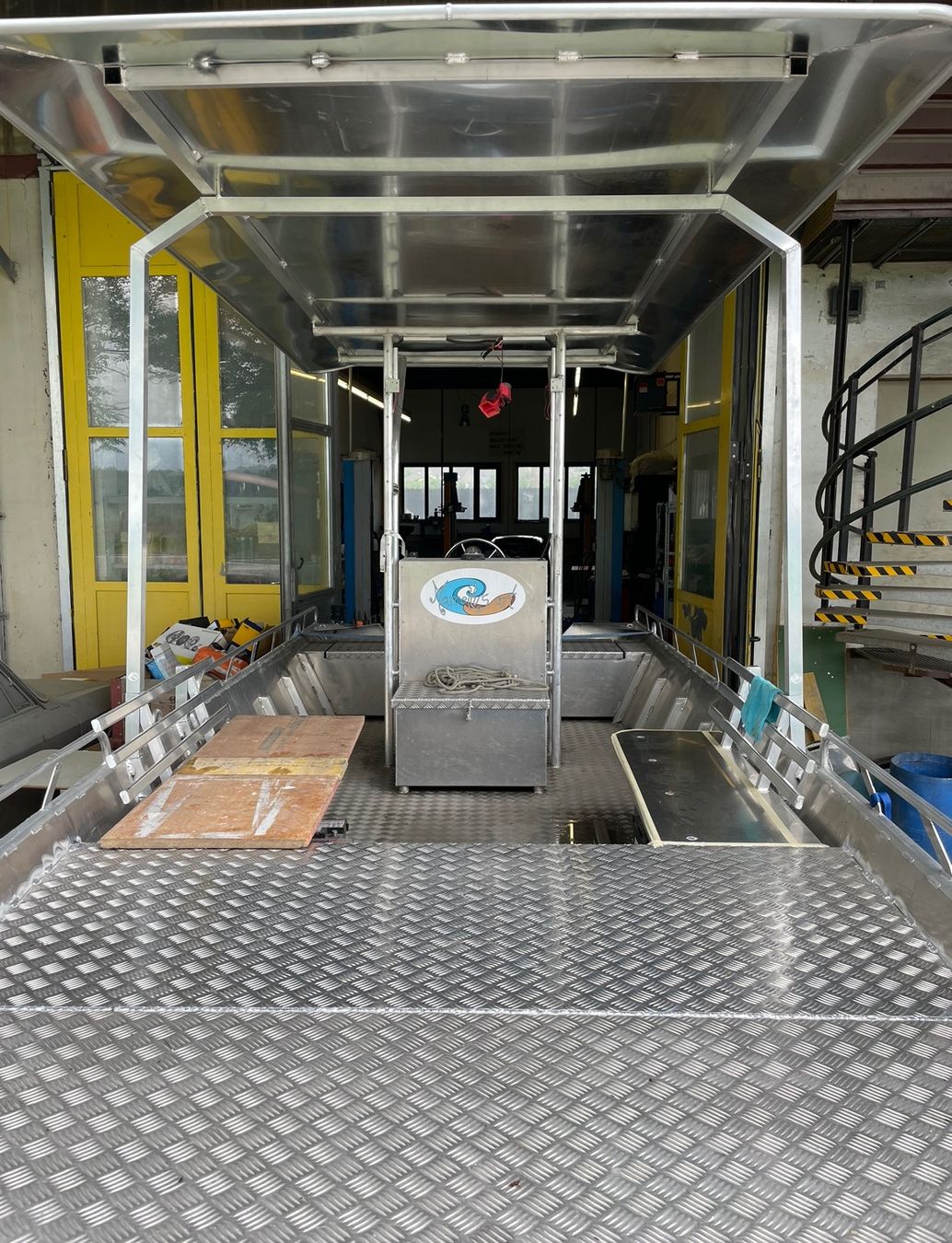 Weber Barche: Motorboot Fischerboot Aluminium reserviert – Usato da Bachenbülach venduto da Simivk 1