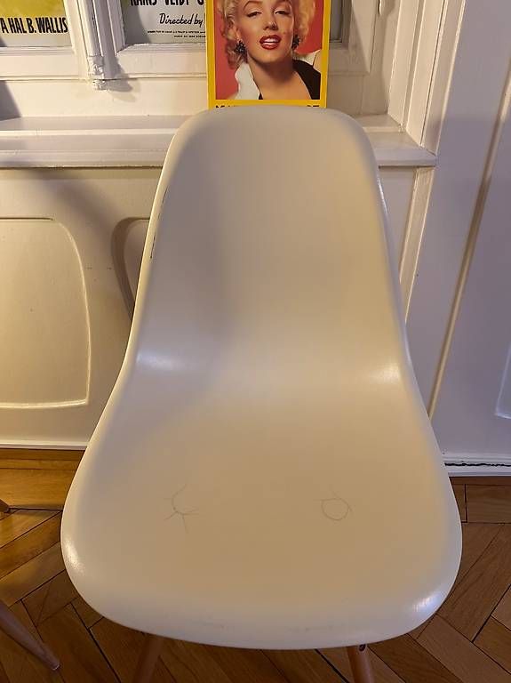 Sedie: Eames-Style Stühle Replika  2er-Set, Creme – Usato da Zürich venduto da Gregor12 4