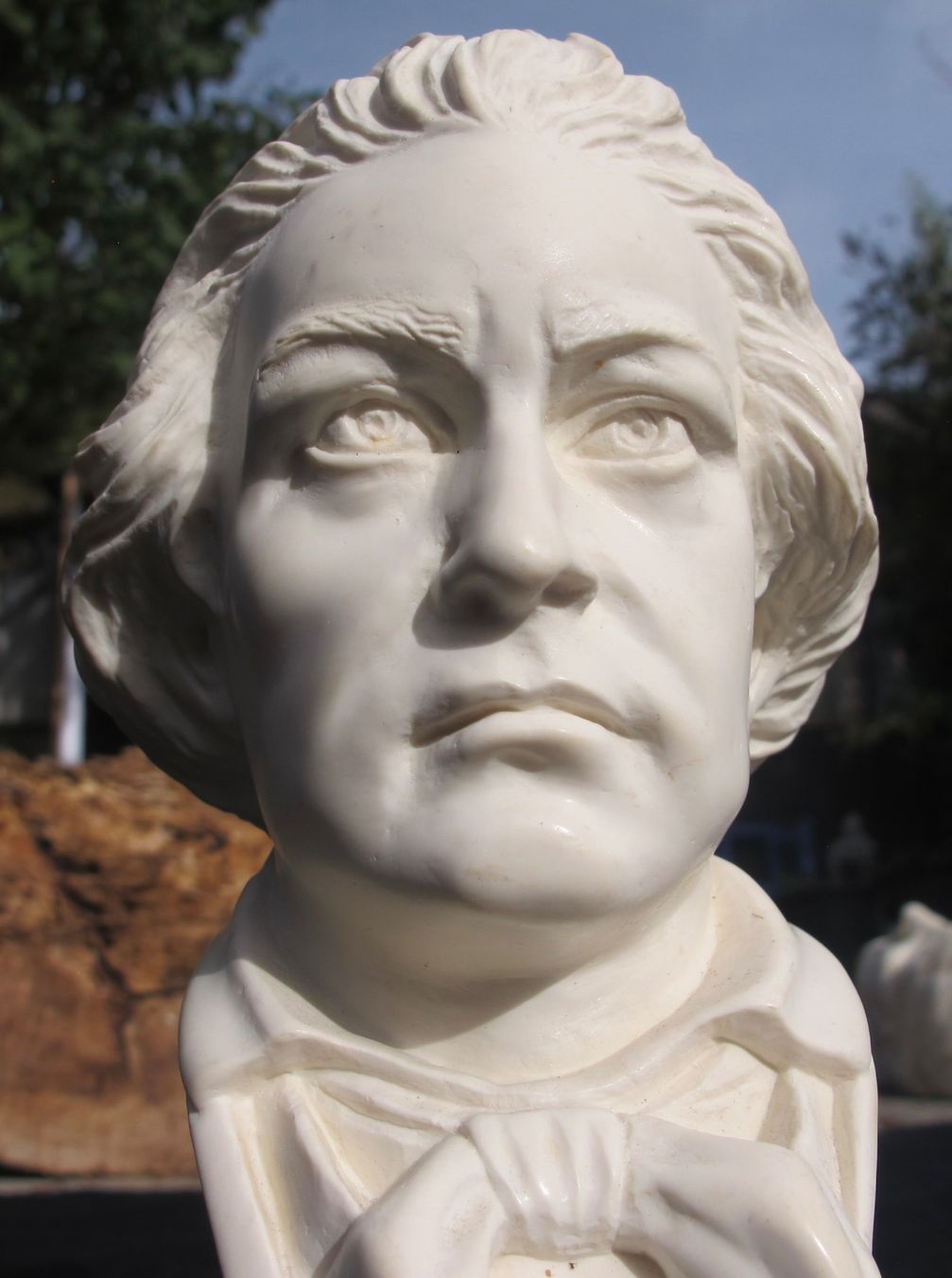 Sculptures & Statues: Beethoven-Büste auf. Sockel, signiert "Casea" – D'occasion à Wolfisberg par Mirjam13 2