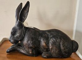 Sculpture lapin en bronze décoration intérieure