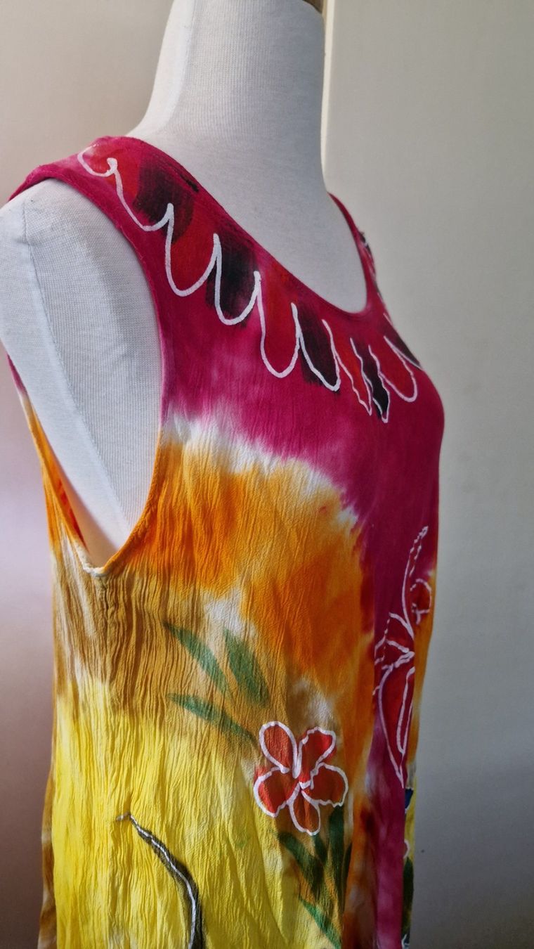 Vestiti: Buntes tropisches Sommerkleid – Nuovo (secondo la descrizione) da Oberengstringen venduto da Sheera7 5