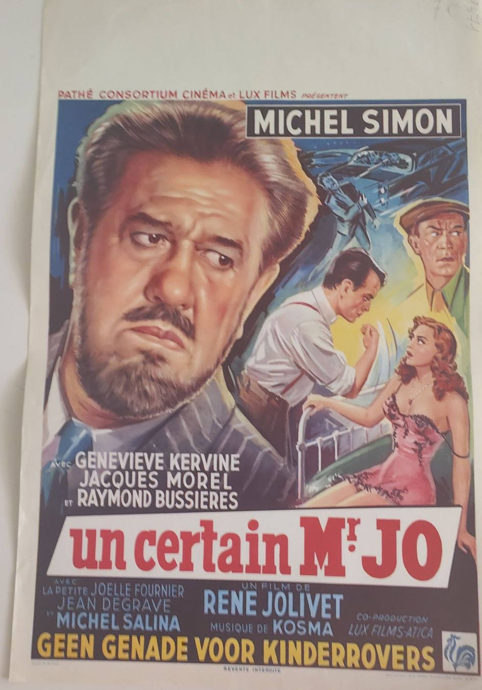 Affiche originale du film quot Un certain Mr Jo quot Michel Simon Kaufen auf