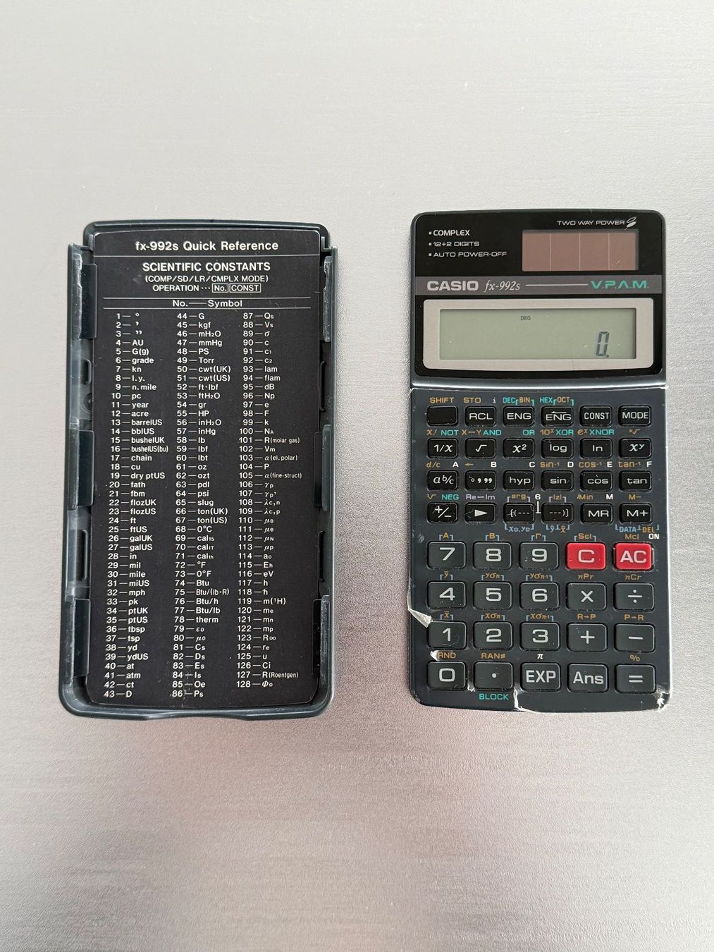Casio Calcolatrici tascabili: Casio fx-992s Wissenschaftlicher Taschenrechner gebraucht – Usato da Niederteufen venduto da biendlee