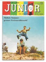 JUNIOR Heft Nr 6 Juni 1959 ,  mit Hergé's Quick et Flupke
