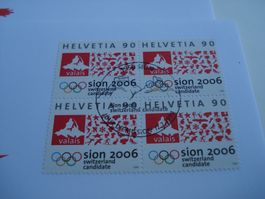 Sondermarke Sion 2006, 1998, FDC Einzel + 4erblock, 2 Belege