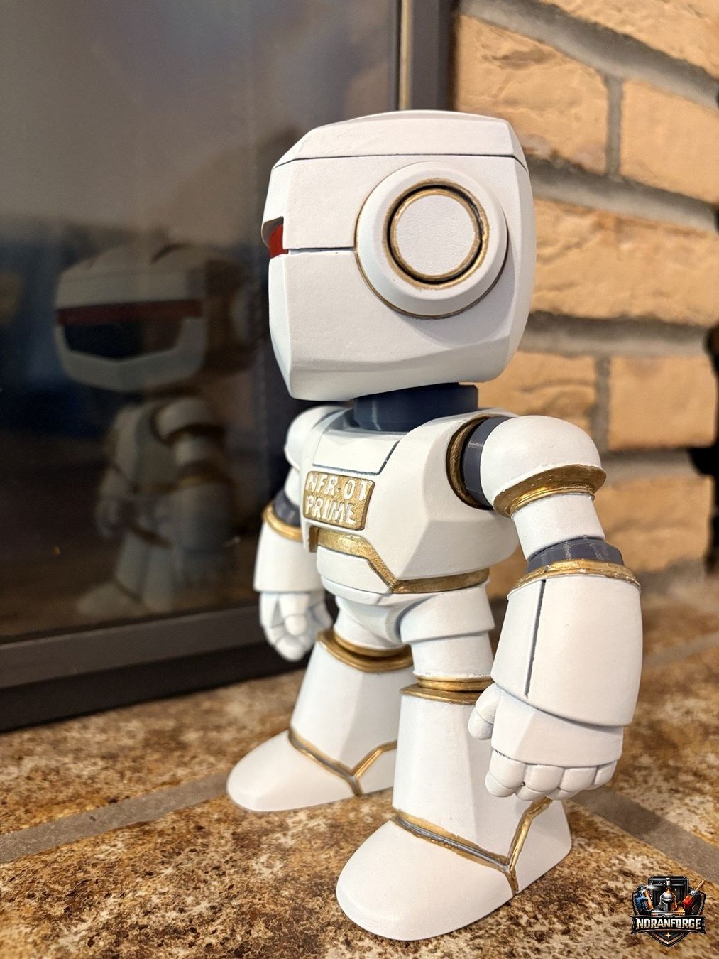 Statuette: Roboterfigur: 17,5 cm - Weiss – Usato da Fislisbach venduto da tam_t828 1