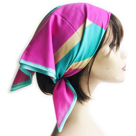 Baumwolltuch Bandana grafisches Design VINTAGE 1970s