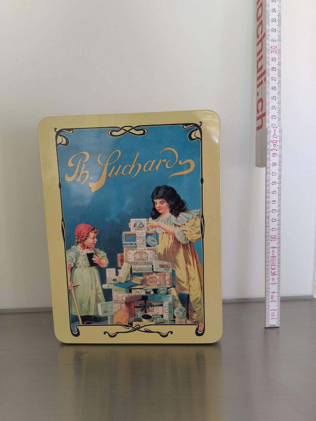 Tutte le decorazioni: Suchard Schoggi Blechdose, leer – Usato da Biel/Bienne venduto da DoNa82