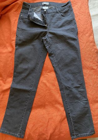 Jeans Come On, Since 1979, Klassische Straight fit,Antrazyt