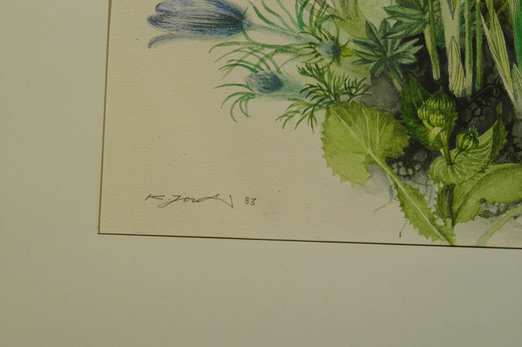 Dipinti: Blumenstilleben Aquarell signiert – Usato da Herisau venduto da Wisen 1
