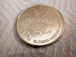 Silbermünze, Nagano 1998, 12g. Silber