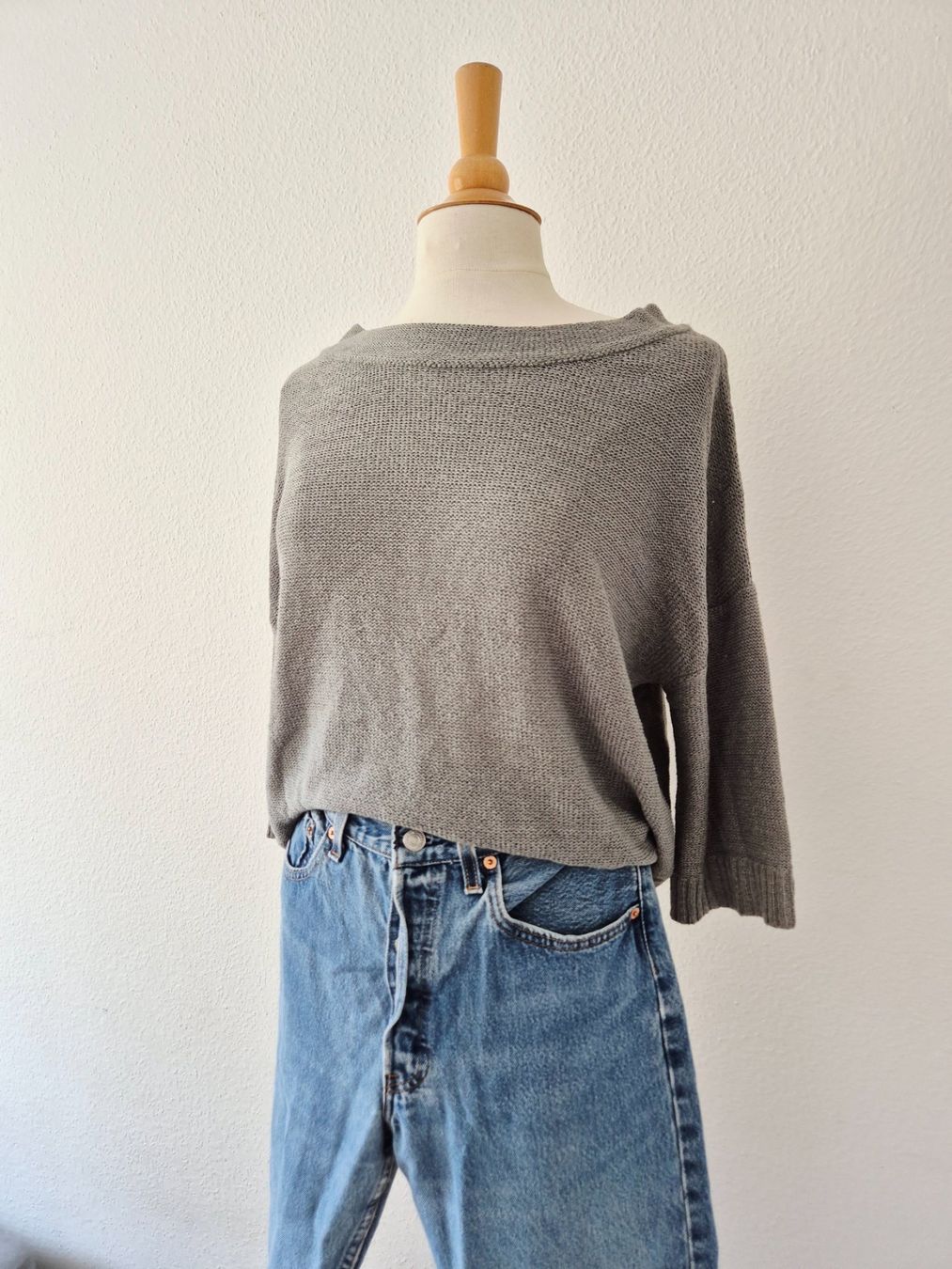 Pullover & Sweatshirts: PULLOVER PULLI TOM TAYLOR S 36 GRAU , TOP ZU LEVI'S HOSE – Gebraucht aus Elsau von the-colorful-side 5