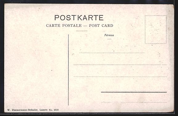 Cartoline postali: Weggis am Vierwaldstättersee, Hotel, Pe – Usato da Berlin venduto da bartko-reher 1