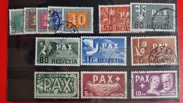 Komplette Pax - Ausgabe gestempelt - Jahr 1945
