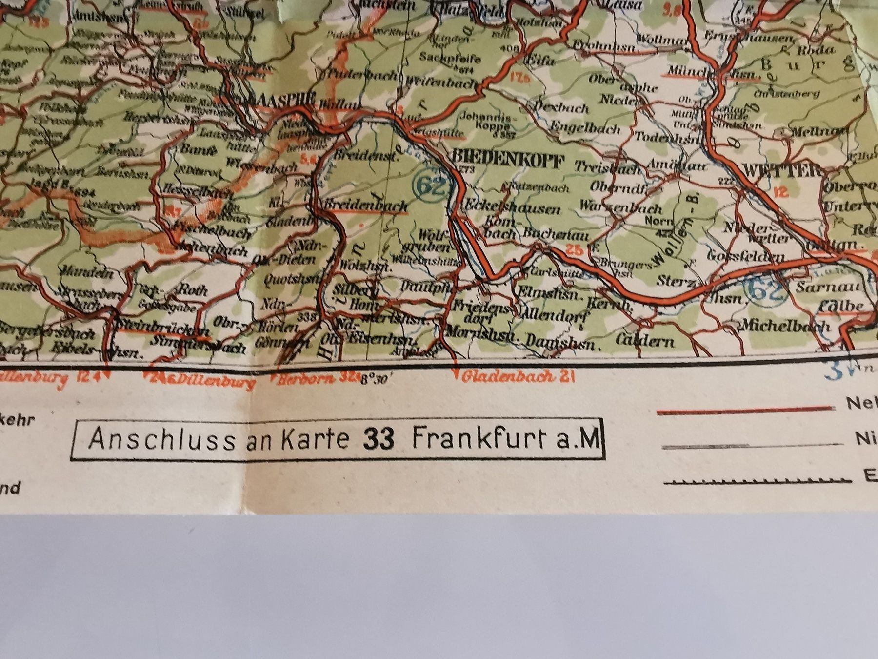 Cartine & Atlanti: Continental Strassenkarte 26 Dortmund – Usato da Richterswil venduto da Milan777 6