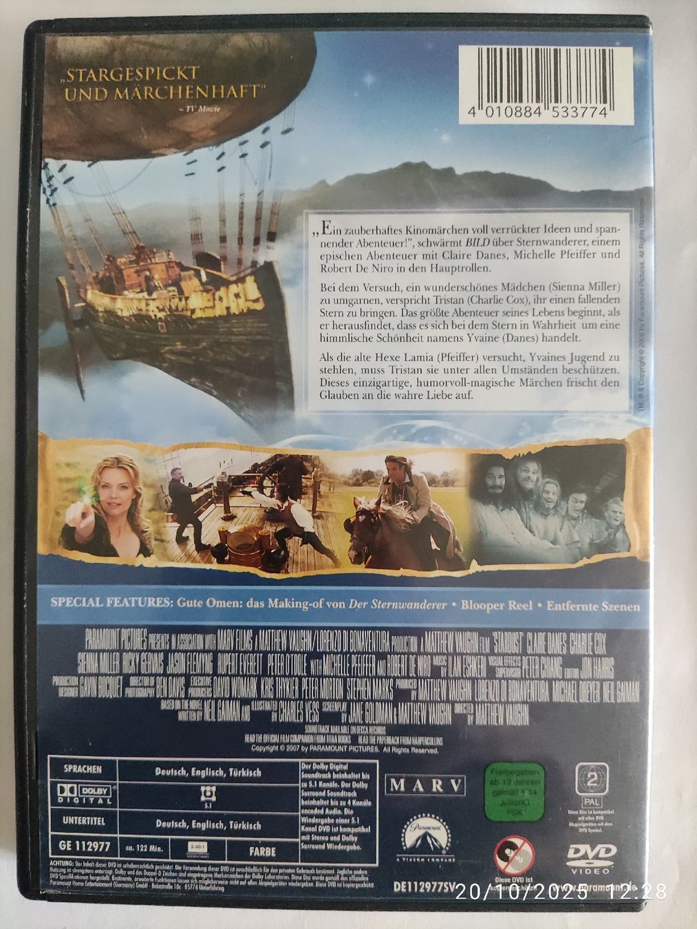 Tutti i DVDs: Der Sternwanderer – Usato da Basel venduto da Alacant 1