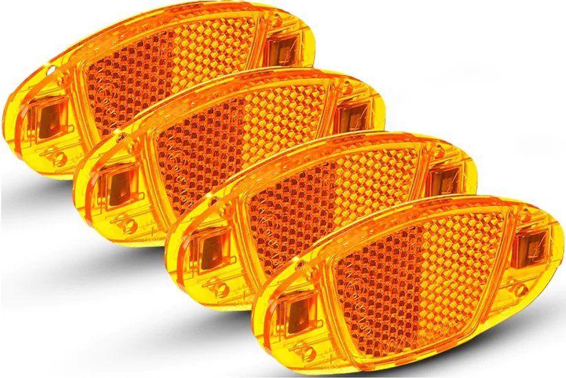 Pezzi di ricambio: Speichenreflektoren / Velo Reflektoren orange Set 4 Stk. – Nuovo (secondo la descrizione) da Erlenbach im Simmental venduto da laska31