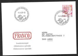 Sonderbrief S. 1131e UPU Conseil Exécutif Bern 6.4.1989