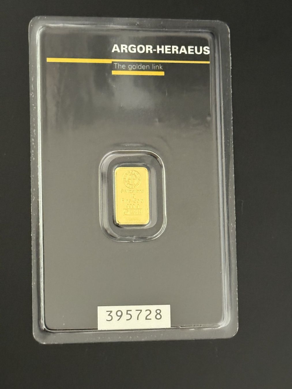 Metalli preziosi: Goldbarren 1g Argor-Heraeus – Nuovo e nell'imballaggio originale da Untersiggenthal venduto da byiggy
