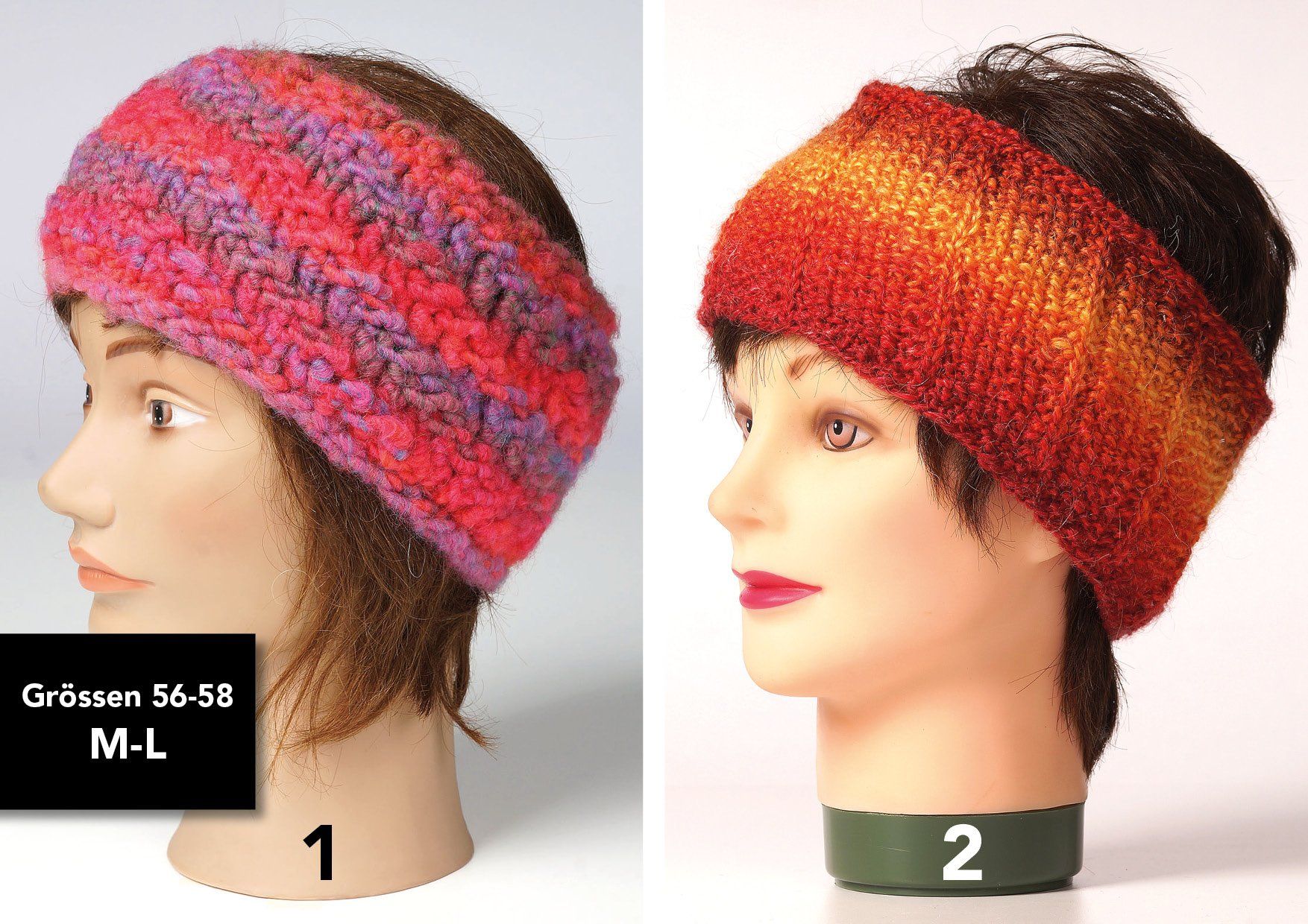 Hüte, Mützen & Caps: handgestrickte Stirnbänder aus Wolle – Neu (gemäss Beschreibung) aus Buochs von chicco64
