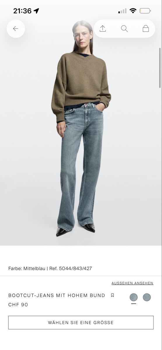 Massimo Dutti Jeans: Massimo Dutti flare jeans – Neu (gemäss Beschreibung) aus Uetikon am See von pauline.lily