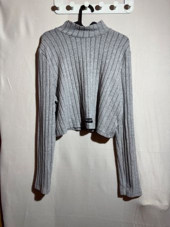 Grauer Pullover von Shein Gr. XXL