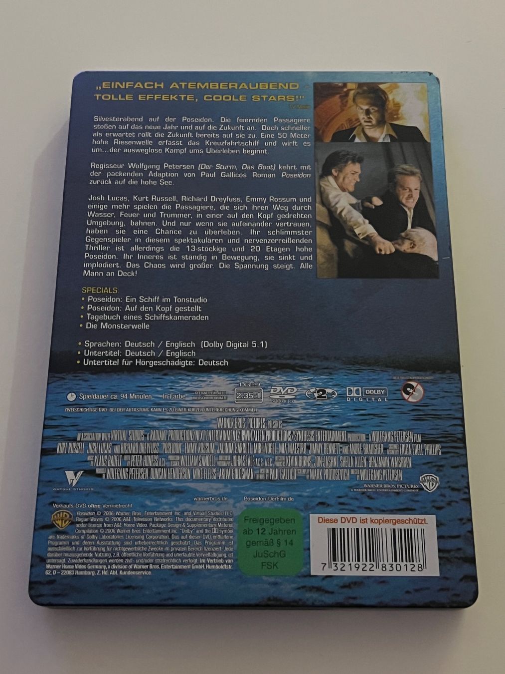 Alle DVDs: POSEIDON DVD 2-Disc Special Edition Steelbook – Gebraucht aus Altstätten SG von sheamus 1