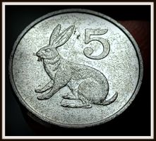 SIMBABWE 5 CENTS 1991