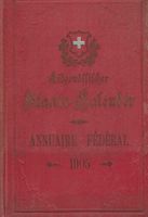Eidgenössischer Staats-Kalender 1905