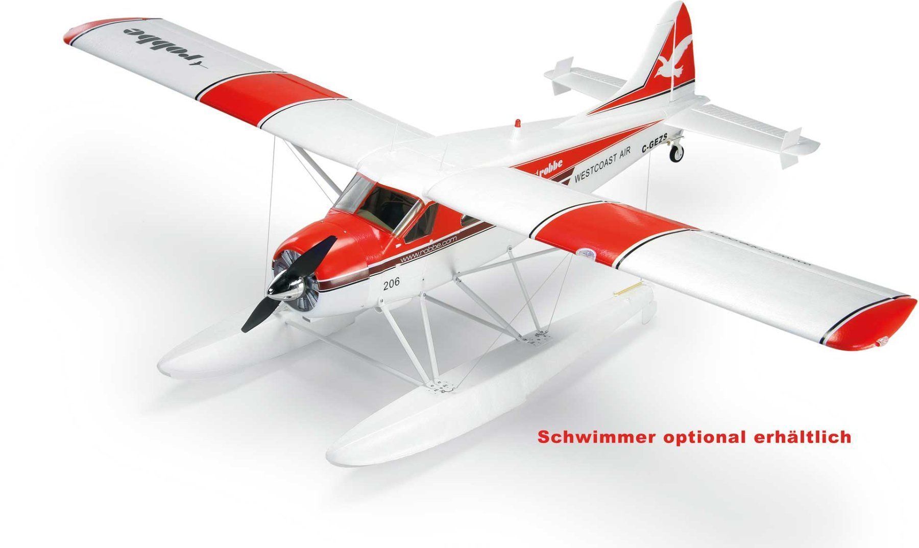 Robbe RC Kits de montage: Robbe DHC-2 BEAVER "AIR BEAVER" ROT PNP – Neuf avec emballage d'origine à Horgen par RcModell 7