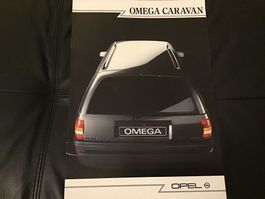 Opel Omega Caravan Verkaufsprospekt 1986