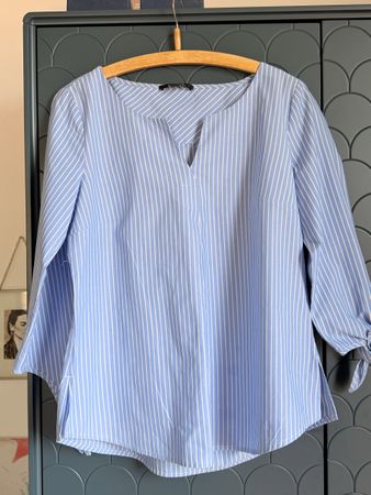 Blusa a righe azzurre Comma, taglia 38, perfetta primavera!