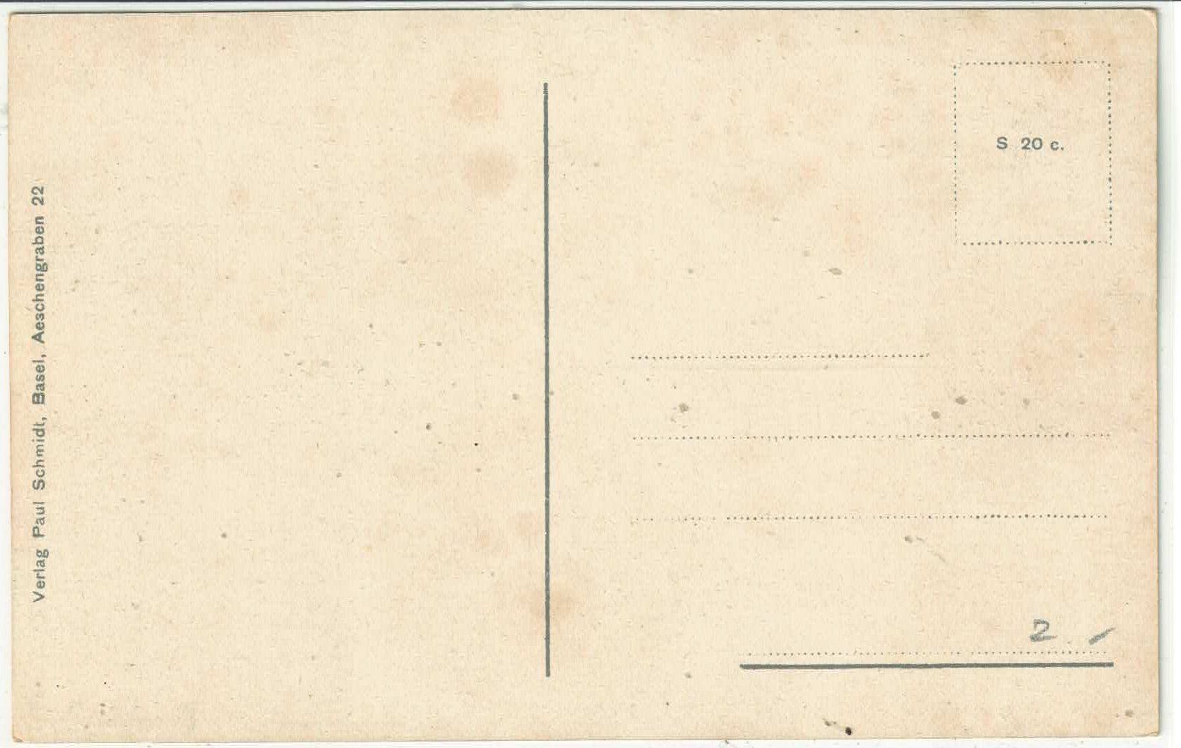 Ansichtskarten: Schloss Sargans - Litho – Gebraucht aus Ettingen von Kartenplanet 1