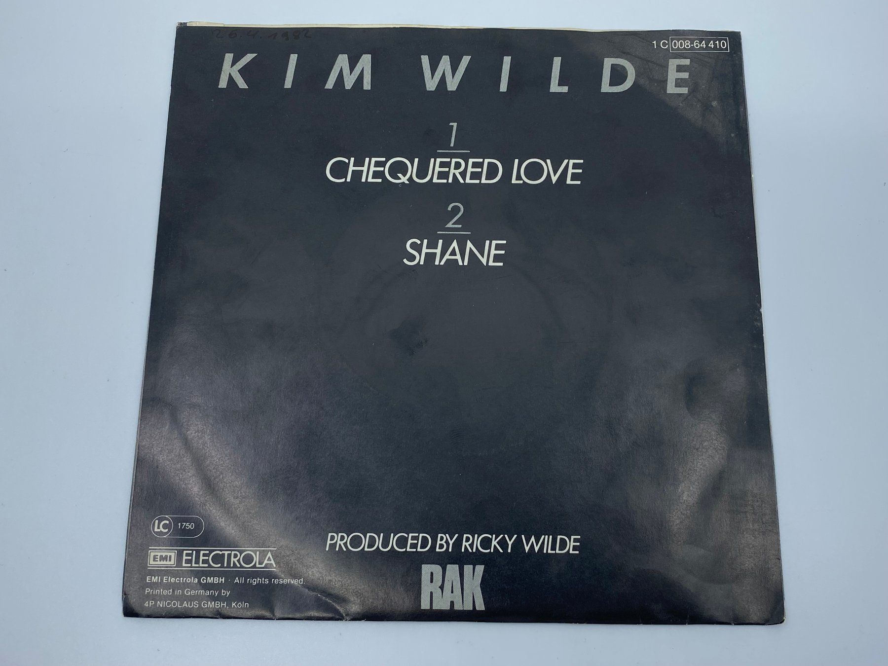 Schallplatten: Kim Wilde - Chequered Love und Shane – Gebraucht aus Langwiesen von Restposten-24 2