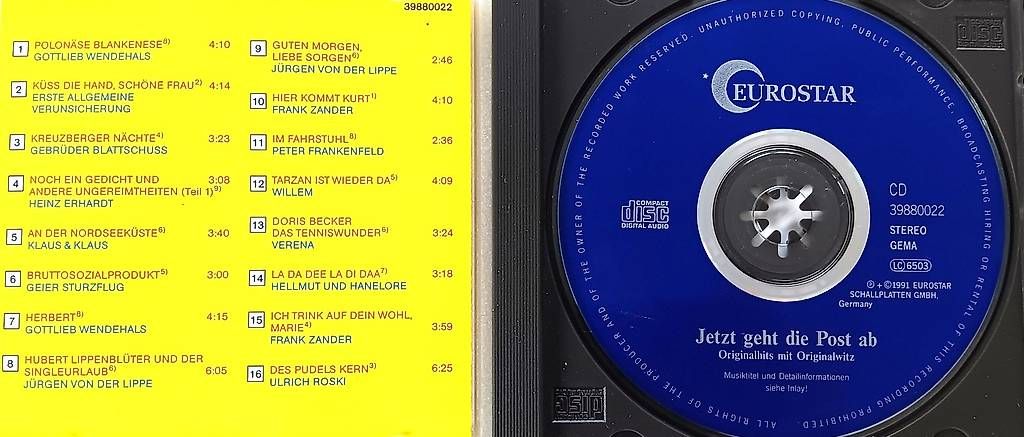 CDs: 🎵 CD - Jetzt geht die Post ab – Gebraucht aus Matzingen von zingana 1