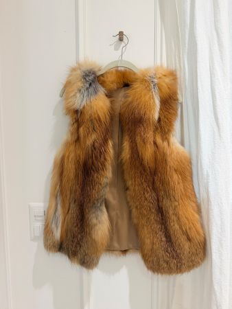 Echte Pelzweste Fuchs  Damen Grösse S/M
