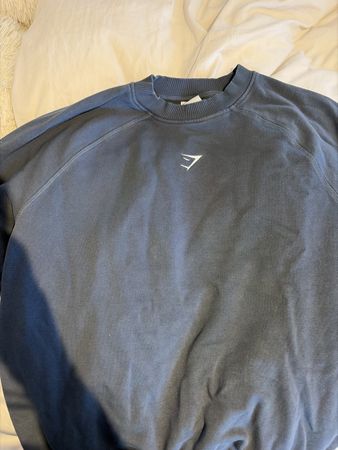 Sweatshirt Gymshark bleu marine taille S oversize