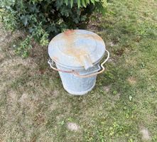 Ochsnerkübel Abfalleimer Zink
