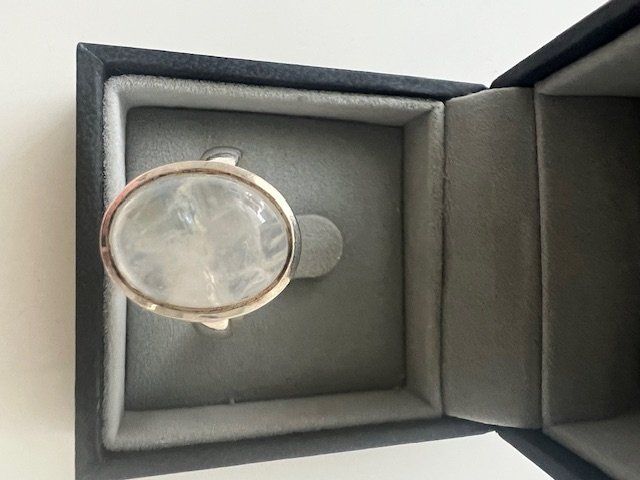 Anelli: Ring Silber 925 mit Stein, NEU! – Nuovo (secondo la descrizione) da Walenstadt venduto da ricamul 4