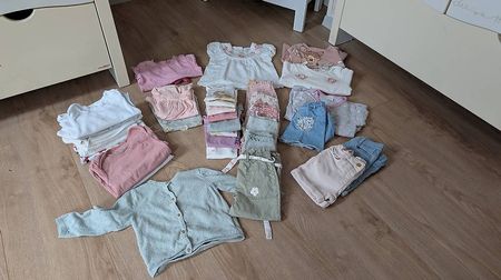 Lot d'habits 80 86cm 12/18 mois printemps été